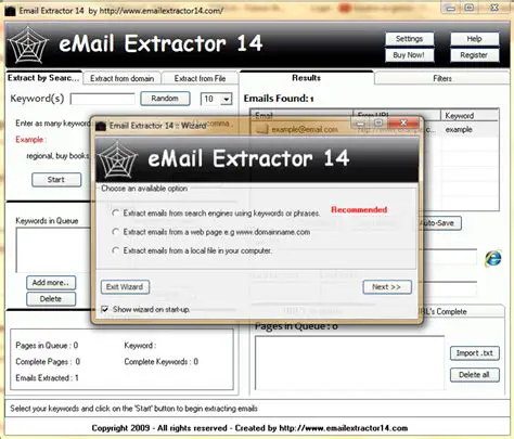 Key Features of Email Extractor Files