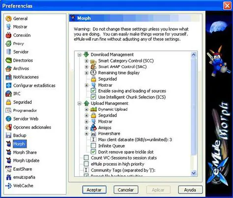 Key Features of eMule MorphXT