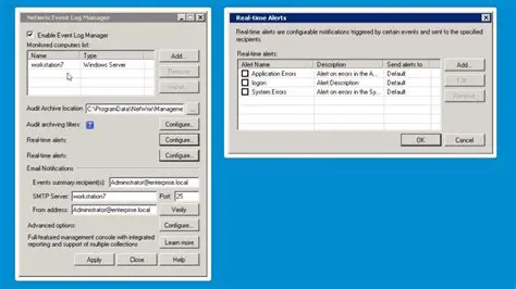 Key Features of Event Log Manager