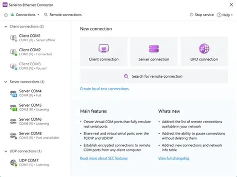 Key Features of FabulaTech Serial Port Redirector