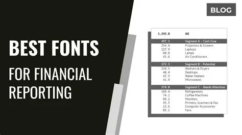 Key Features of FAS Reporting Fonts Pack