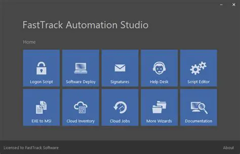 Key Features of FastTrack Automation Studio