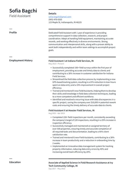 Key Features of Field Assistant