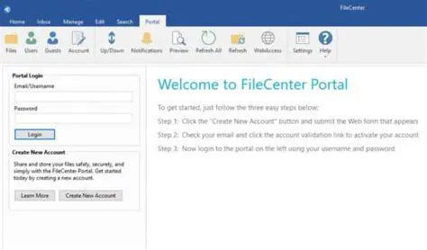 Key Features of FileCenter Portal