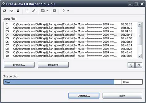 Key Features of Free Advanced Audio CD Burner