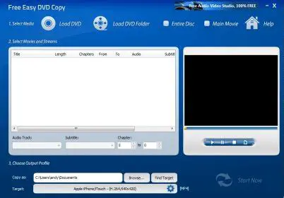 Key Features of Free Easy DVD Copy