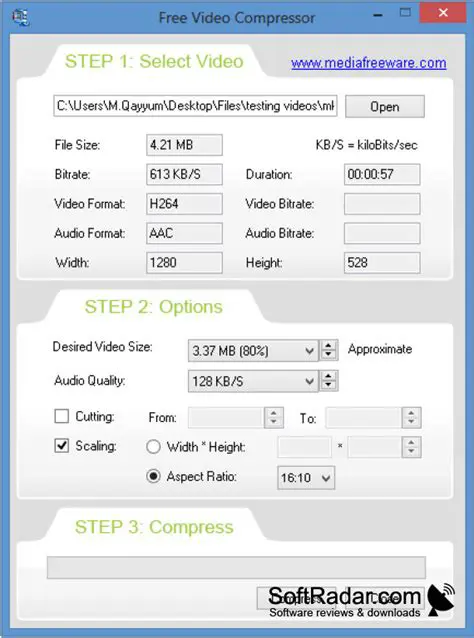 Key Features of Free Video Compressor