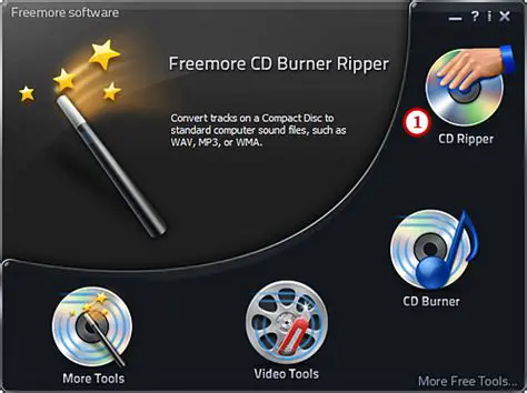 Key Features of Freemore CD Burner Ripper