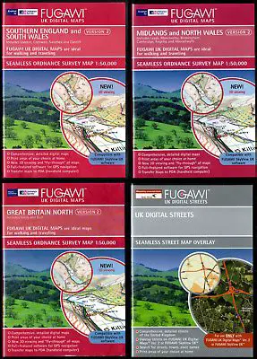 Key Features of Fugawi UK Digital Maps