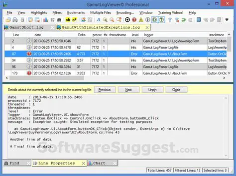 Key Features of GamutLogViewer Basic