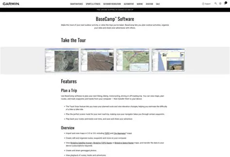 Key Features of Garmin BaseCamp