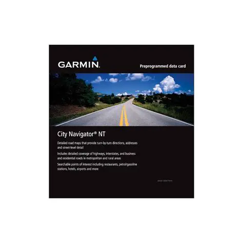 Key Features of Garmin City Navigator Middle East NT
