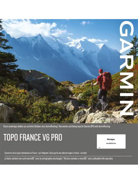 Key Features of Garmin TOPO France Nord Est Pro