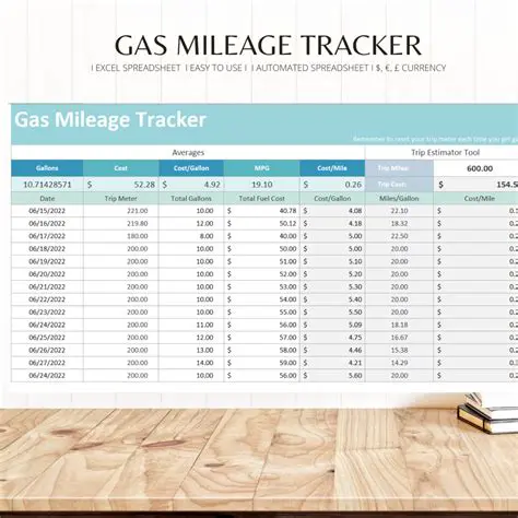 Key Features of Gas Mileage MPG Tracker