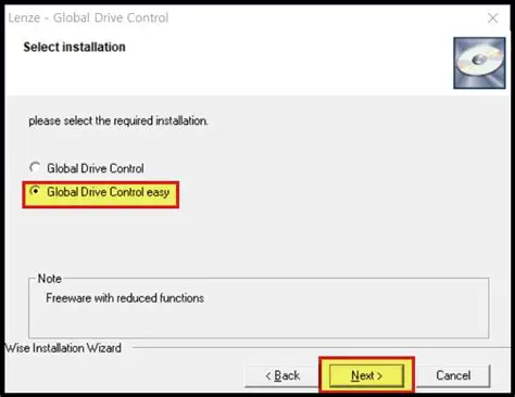 Key Features of Global Drive Control easy