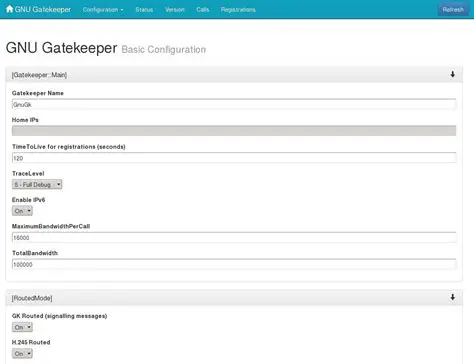 Key Features of GNU Gatekeeper