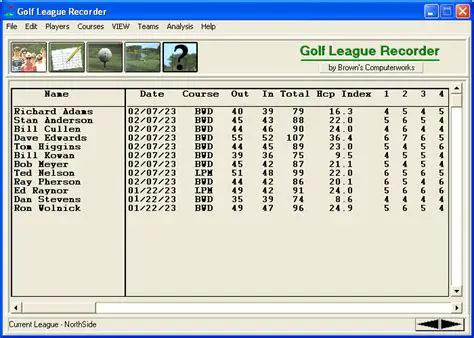 Key Features of Golf League Recorder