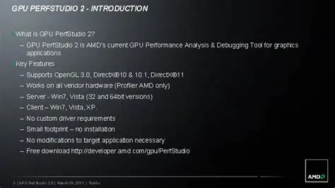 Key Features of GPU PerfStudio