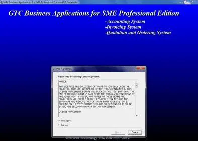 Key Features of GTC Business Applications for SME Professional Edition