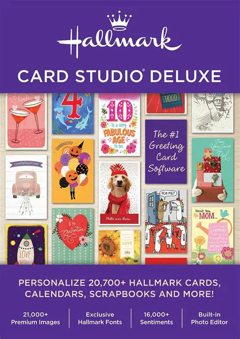 Key Features of Hallmark Card Studio Deluxe