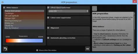Key Features of HDR Projects Darkroom