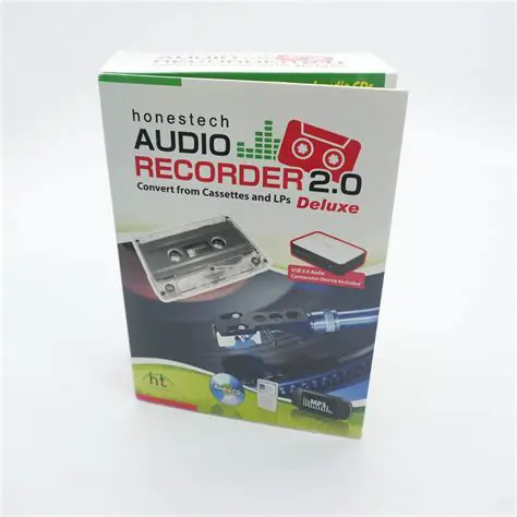 Key Features of Honestech Audio Recorder Deluxe
