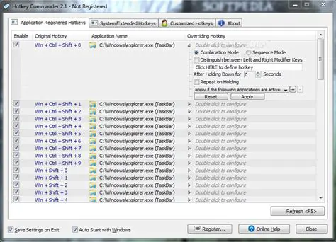 Key Features of Hotkey Commander