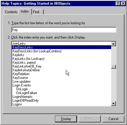 Key Features of IB Objects