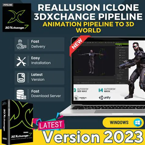Key Features of iClone 3DXchange Pipeline Testversion