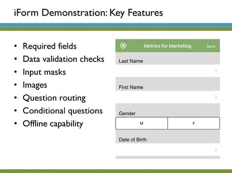 Key Features of iFORM Filler