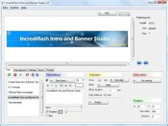 Key Features of IncrediFlash Intro and Banner Studio