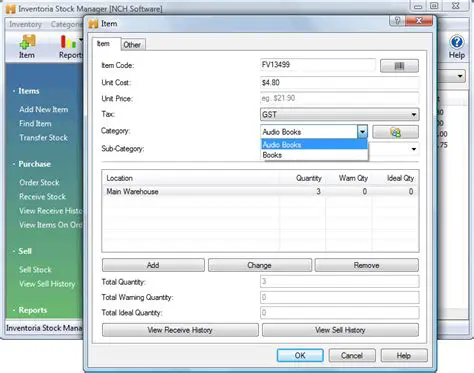 Key Features of Inventoria Inventory Software