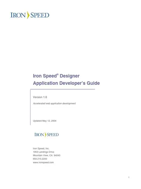 Key Features of Iron Speed Designer
