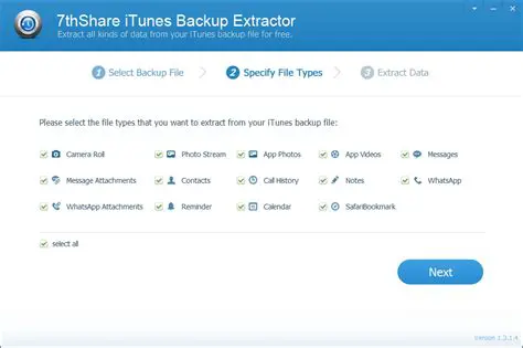 Key Features of iTunes Backup Extractor