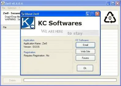 Key Features of KC Softwares Zer0