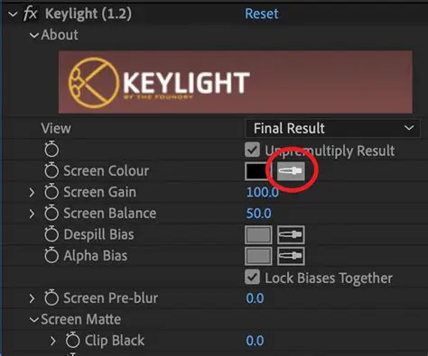Key Features of Keylight for After Effects
