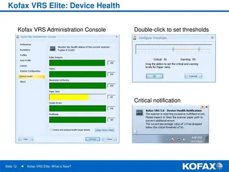 Key Features of Kofax VRS Service Pack 1