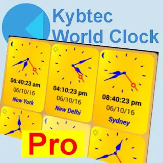 Key Features of Kybtec World Clock