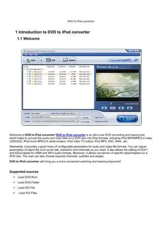 Key Features of Leo DVD to iPod Converter