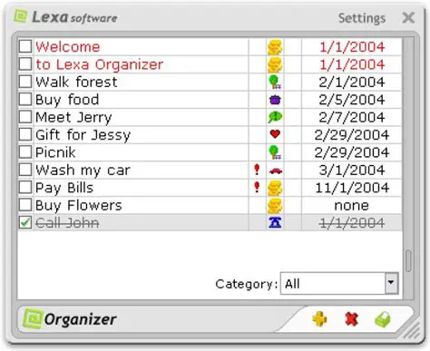 Key Features of Lexa Organizer