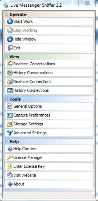 Key Features of Live Messenger Sniffer