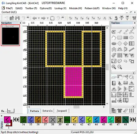 Key Features of LongXing KnitCAD