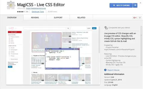 Key Features of MagiCSS Live CSS Editor