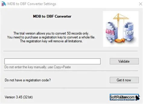 Key Features of MDB to DBF Converter