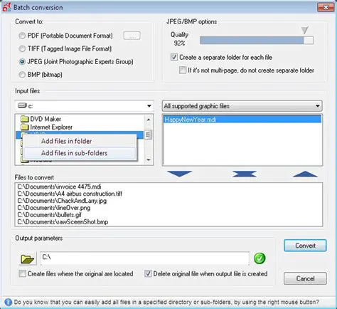 Key Features of MDI2PDF Converter