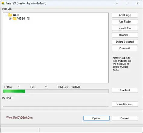 Key Features of MediaProSoft Free ISO Creator