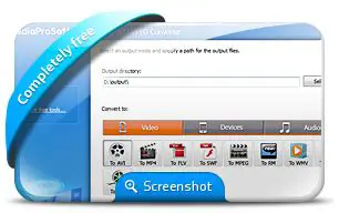 Key Features of MediaProSoft Free Video to AVI MPEG Converter