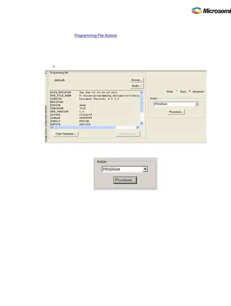 Key Features of Microsemi FlashPro