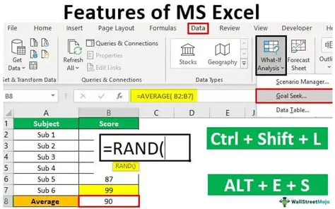 Key Features of Microsoft Excel 2013