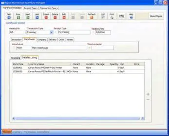Key Features of Mipsis Warehouse Manager